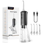 Water Flosser Teeth Cleaner Rechargeable Oral Irrigator for Adults at Home or Travel