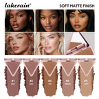 Matte Bronzer Powder Long Lasting Contour Makeup for Face Sculpting and Defined Finish