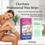Depilatory Wax Strips Hair Removal for Smooth Skin Legs and Underarms at Home SPA Experience