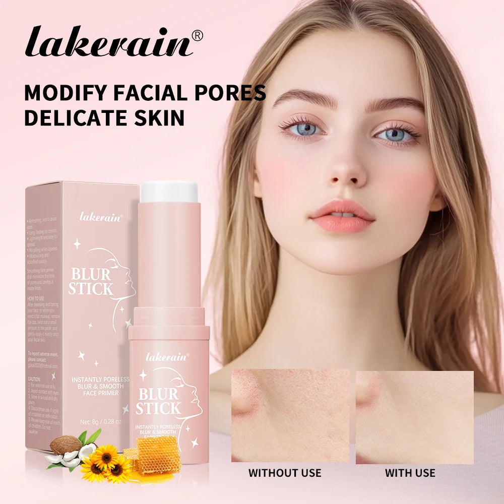 Blur Stick Pore Minimizing Primer Oil Control Face Makeup for Daily Wear and Flawless Finish