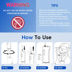 Electric Nasal Irrigator Portable Sinus Rinse Bottle for Adults at Home or Travel