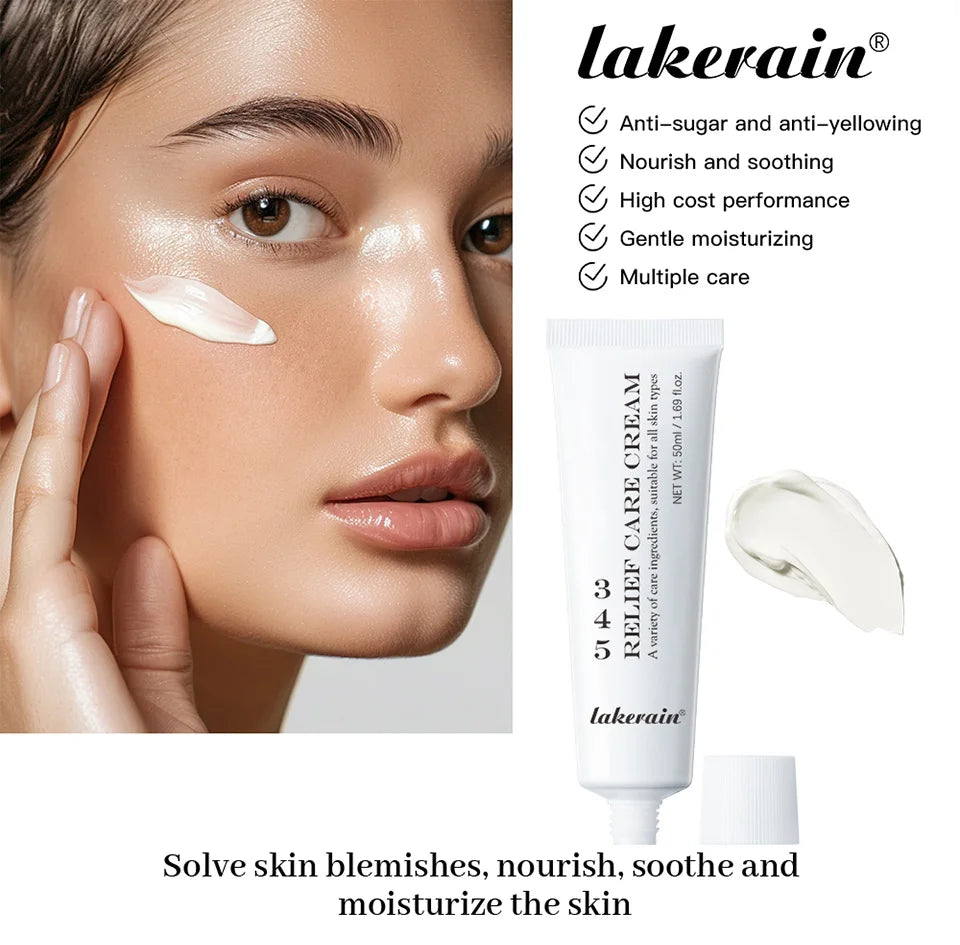 345 Relief Care Cream Moisturizing Acne Treatment for Blemish Prone Skin
