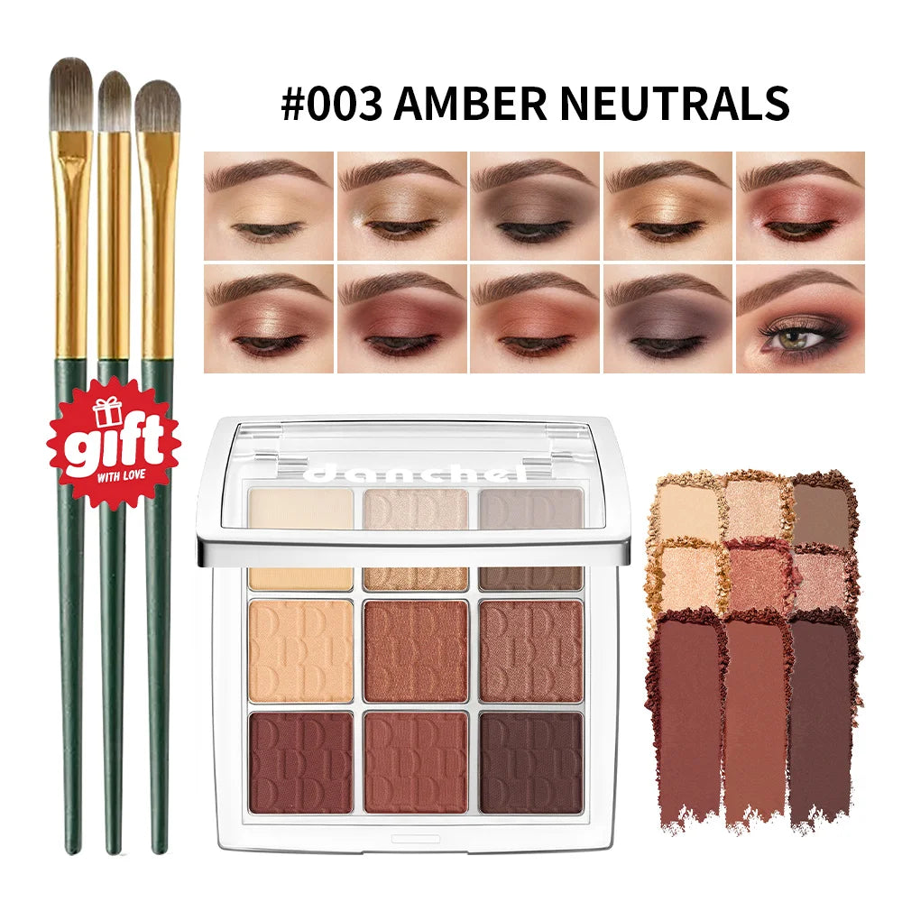 Artist Eyeshadow Palette Matte Shimmer Pigmented Shades for Beginners Daily Smoky Eye Makeup