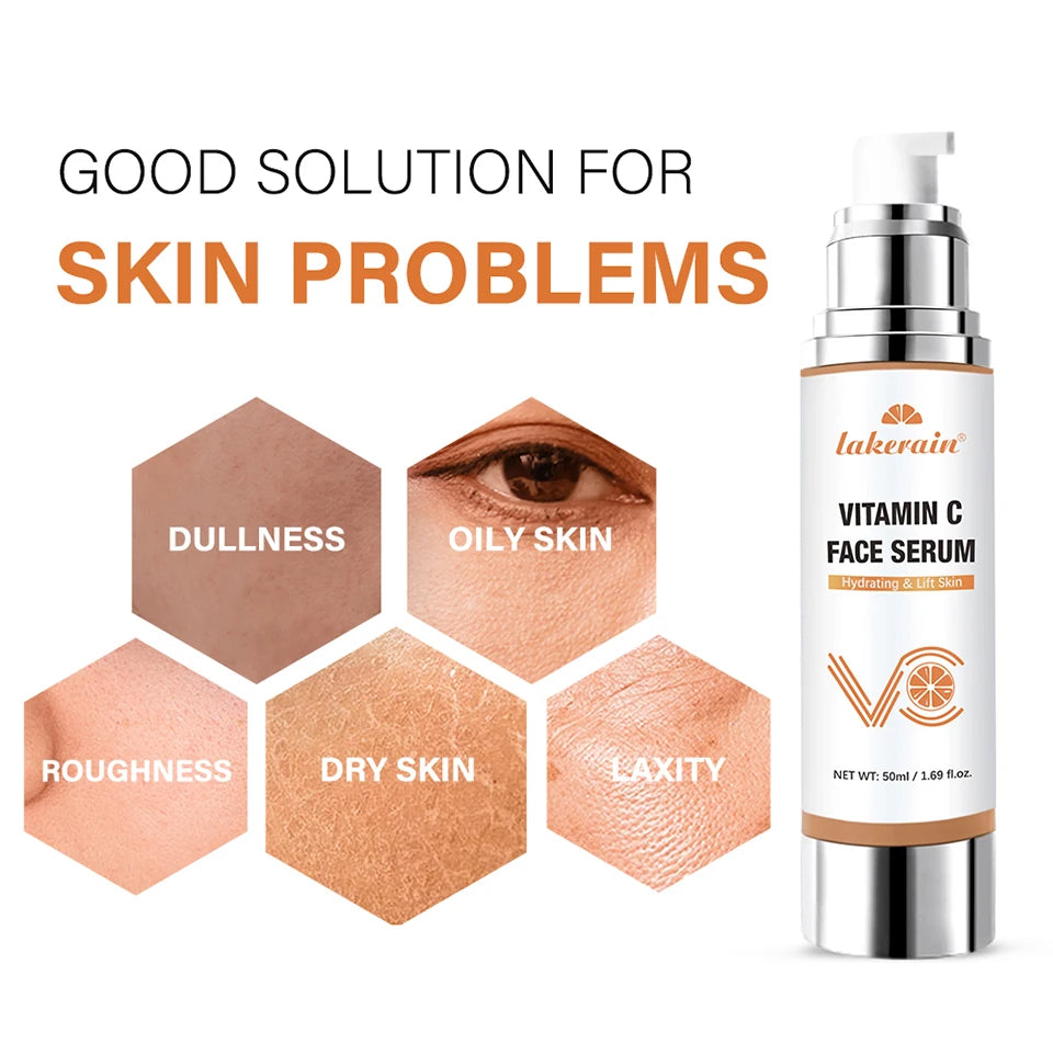 Vitamin C Face Serum Moisturizing Brightening Essence for Daily Skin Care Routine