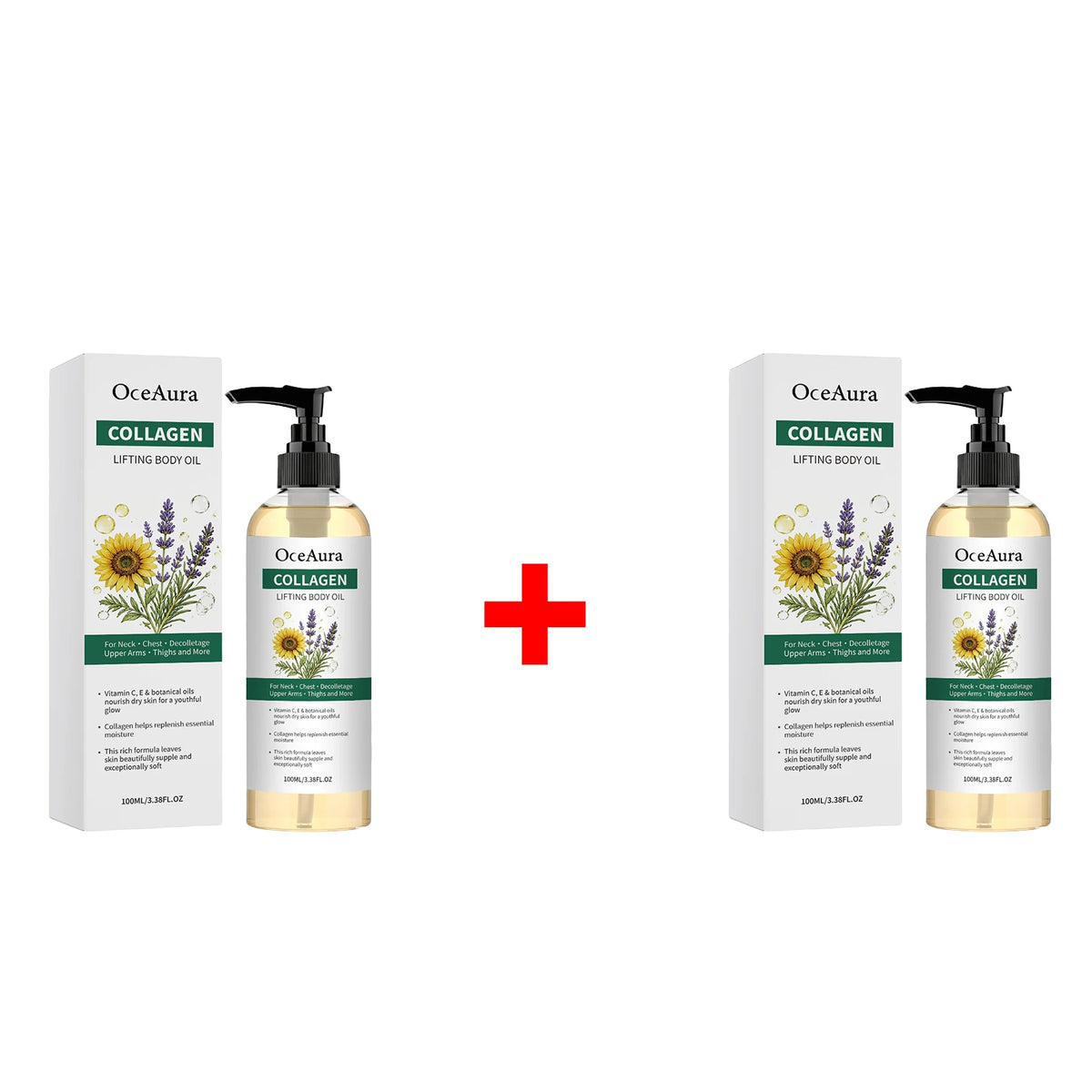 Collagen Body Oil Nourishing Hydration for Dry Skin Women and Men Daily Body Care Routine