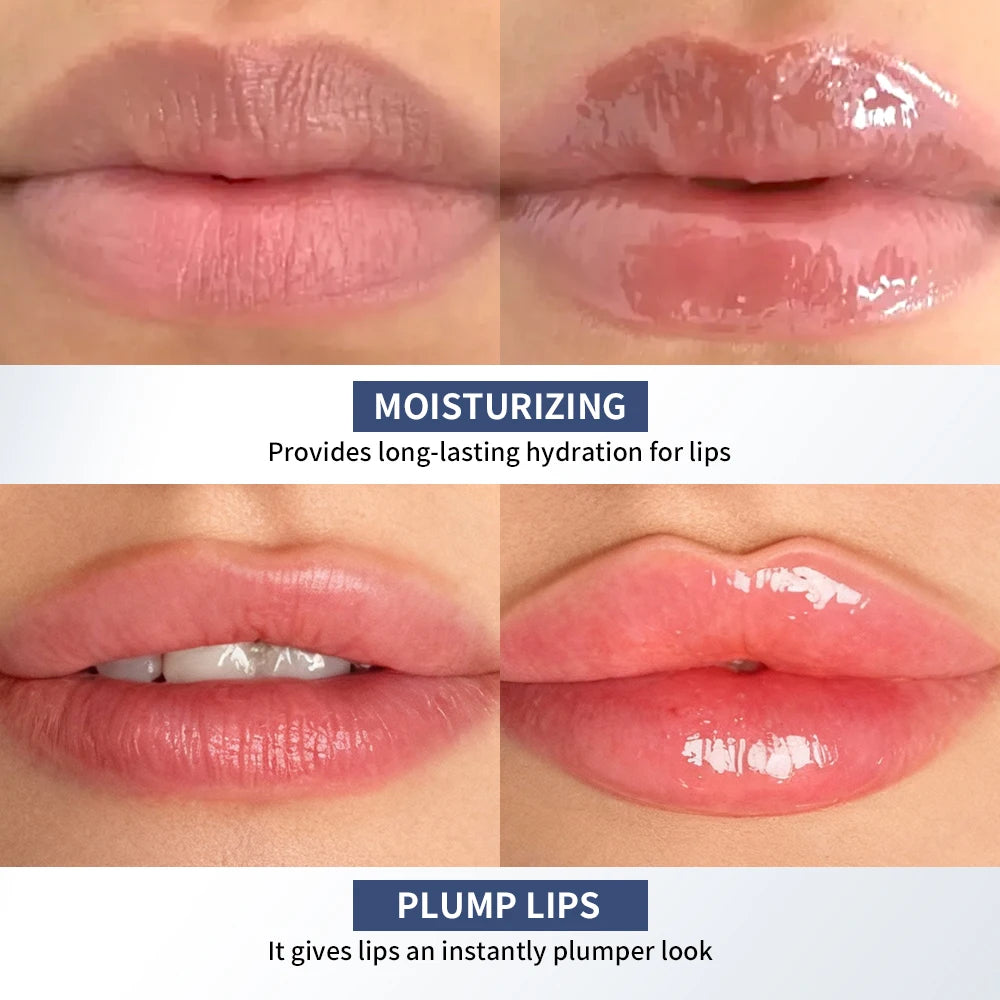 Lip Volumizer Serum Deep Hydration Moisturizing Gloss for Fuller Looking Lips Everyday Use - 4