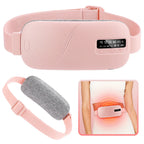 Menstrual Heating Pad Portable Vibration Massage Belt for Women at Home or Office