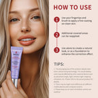 CC Water Gel Correction Cream Hydrating Foundation for Natural Glow and Daily Face Makeup