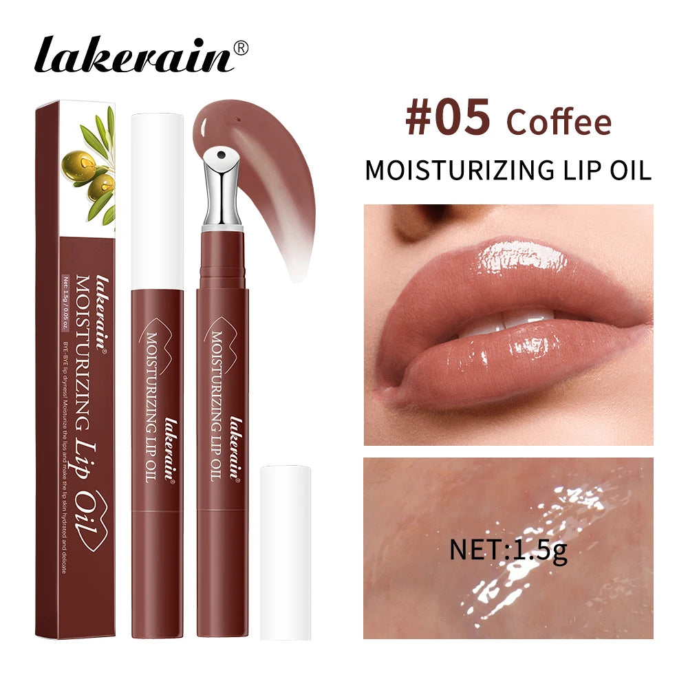 Moisturizing Lip Oil Hydrating Serum for Smoothing Dry Lips and Daily Lip Care Routine - 24