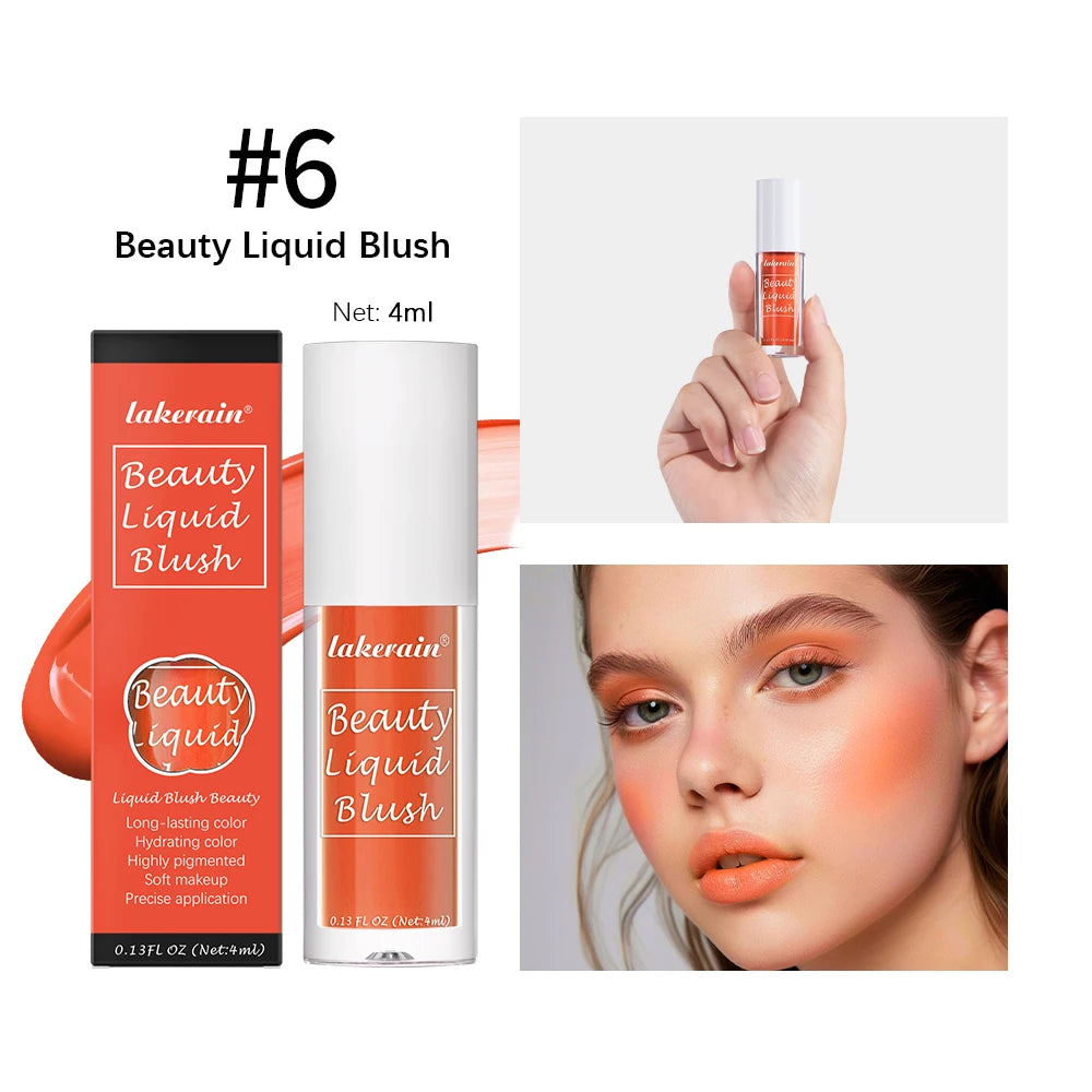 Beauty Liquid Blush Highly Pigmented Long Lasting Tint for Everyday Face Makeup - 24