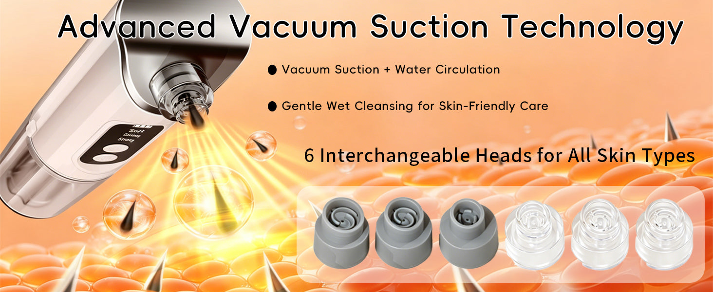 Pore Vacuum Blackhead Remover Deep Cleansing Tool for Radiant Skin and Face Daily Grooming - 8